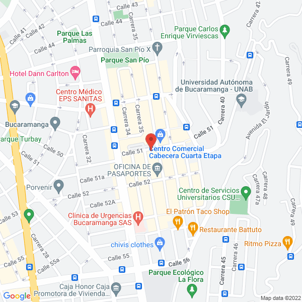 Map of Rincon Diaz Felix