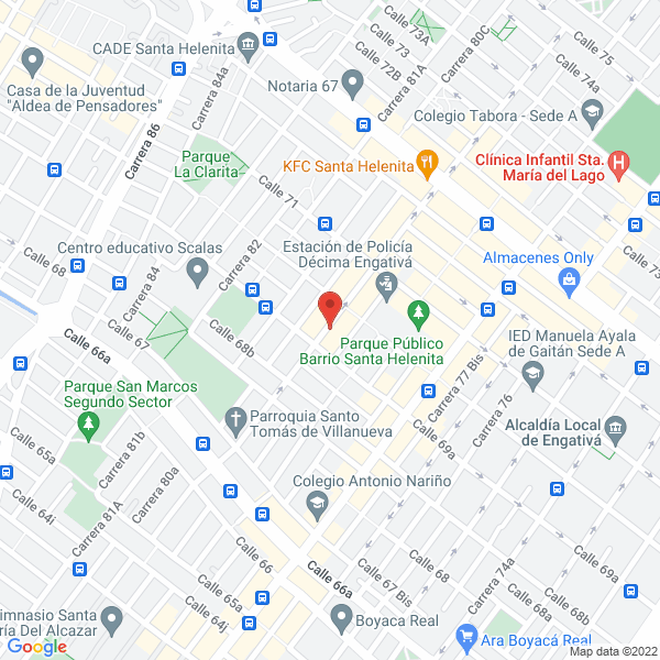 Mapa de Depósito Dental María Helena
