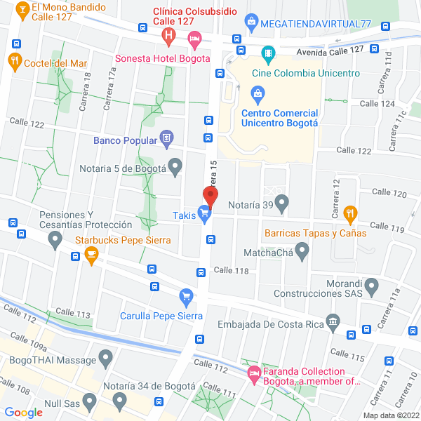 Mapa de Almacen Smoking Etiqueta & Prestigio