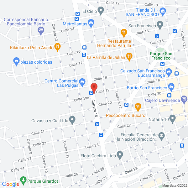 Map of Almacén Lujos Y Repuestos