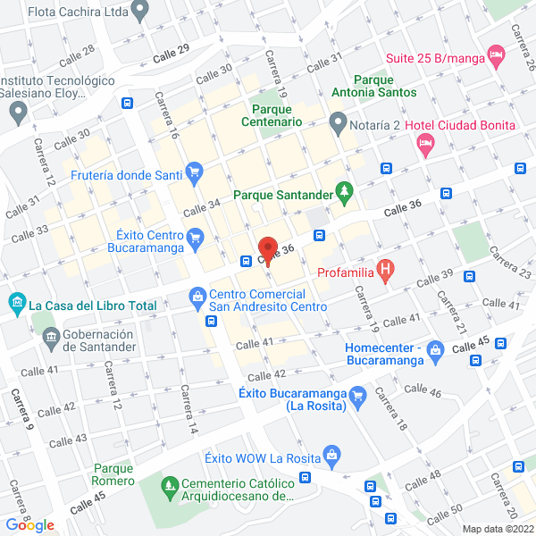Map of Almacén Marilyn Moda