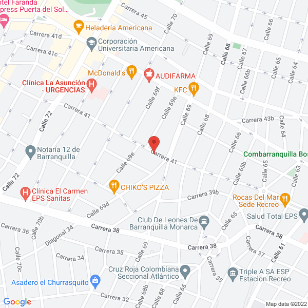 Map of Almacén Midecol Ltda.
