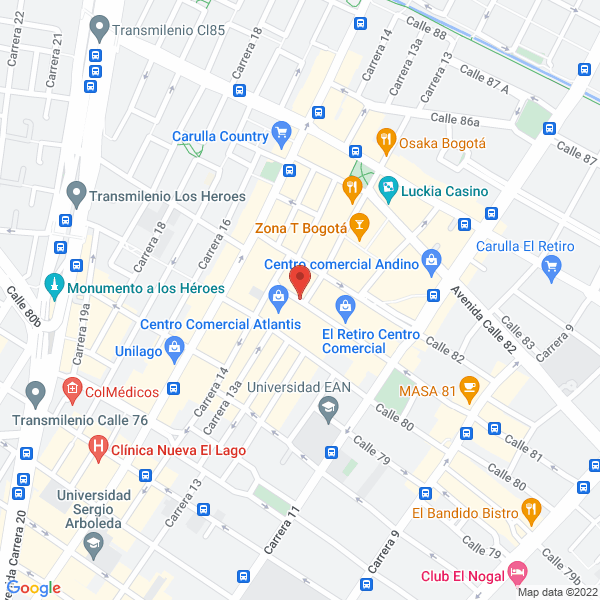 Mapa de Alek Parking Car