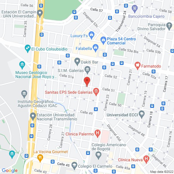 Mapa de Alfa 3000 Ferreléctricos