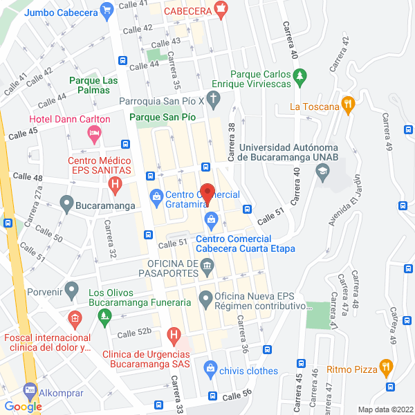 Map of Almacén Pink Black