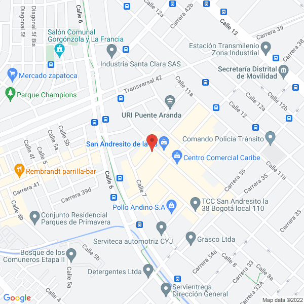 Mapa de Almacen Tecnipint