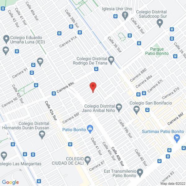 Mapa de Alquiler De Equipos Botía F. Construcciones