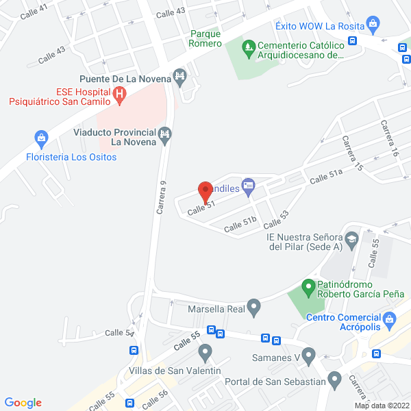 Map of Alquiler De Equipos Para Sonido Alfonso Plata
