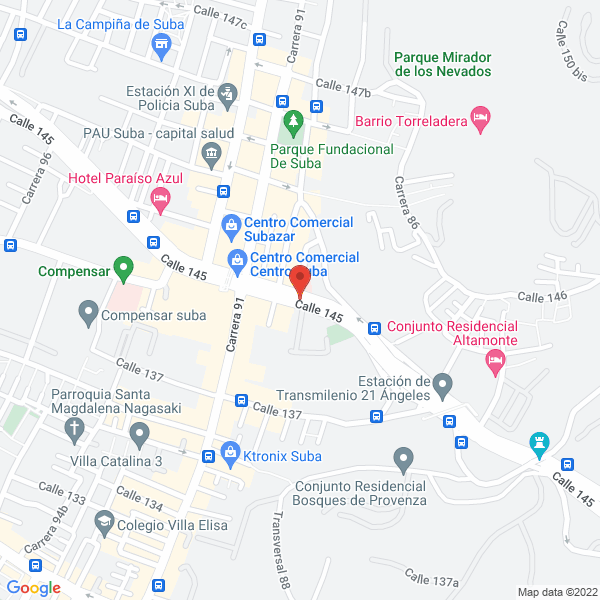 Mapa de Almacén Surti Repuestos