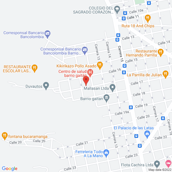 Map of Alquiler De Miniteka Fénix