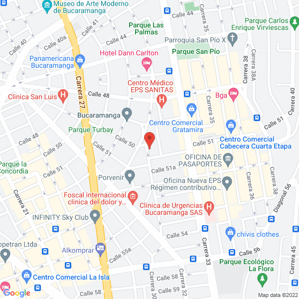 Map of Alquileres Y Eventos Danubio