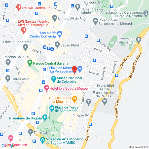 Mapa de Almacén Y Ferretería La Quinta Avenida