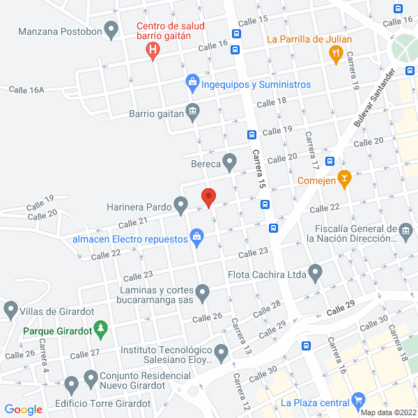 Map of Almacén De Repuestos Nuevos Y Usados Solo Mulas