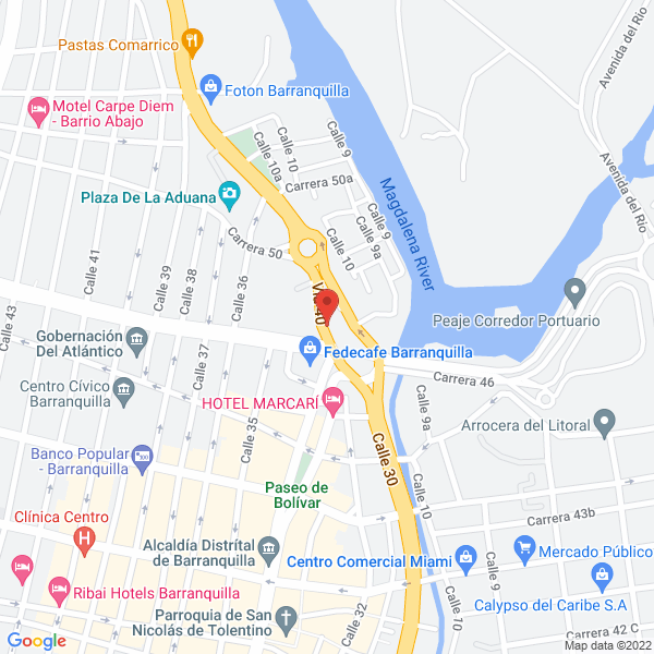 Map of Almacén El Aguila