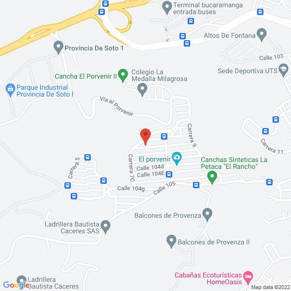 Map of Alquileres M & B