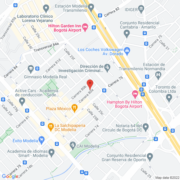 Mapa de Altisoftware Ltda.