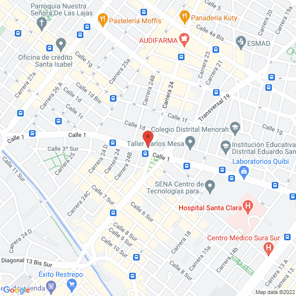 Mapa de Andes Automotriz S.A.S.