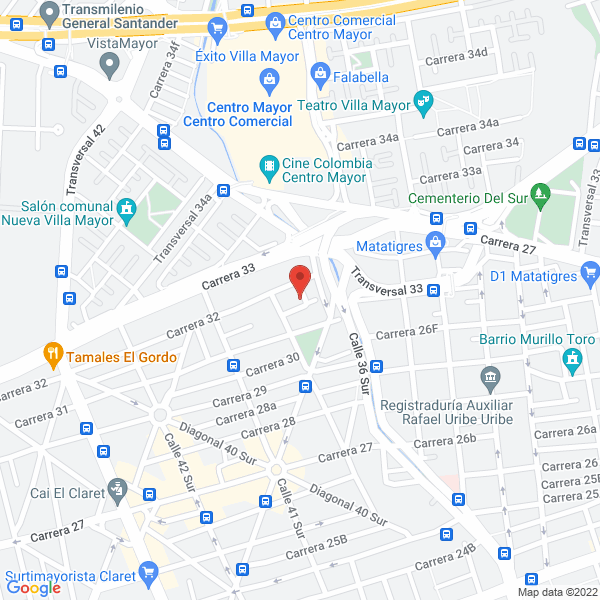 Mapa de Andamios Santa Mónica