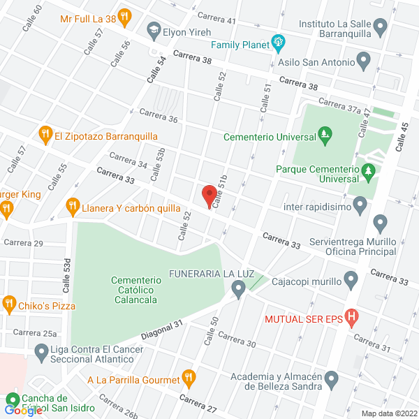 Map of Angelita Salón De Eventos Y Recreaciones