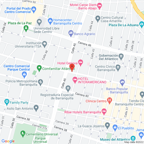 Map of Asfaltos Y Mantos La Gotera