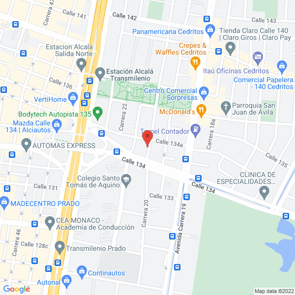 Mapa de Ashlan S.A.S.