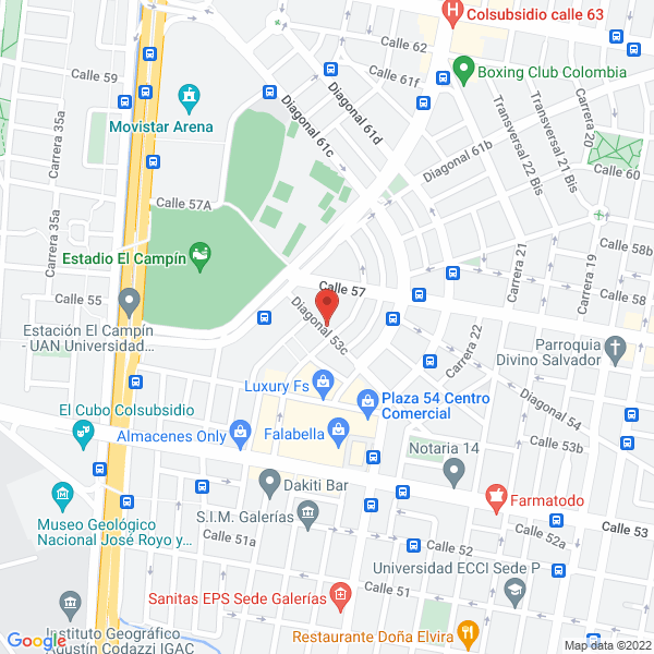 Mapa de Aseguramos Y Protegemos Ltda.