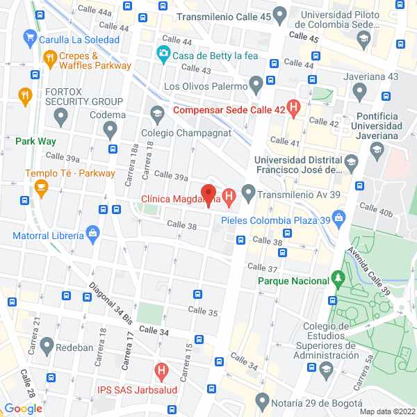 Mapa de Aslegal Cía. Ltda.
