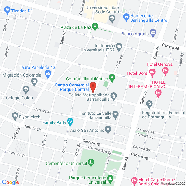 Map of Asm Global Equipos