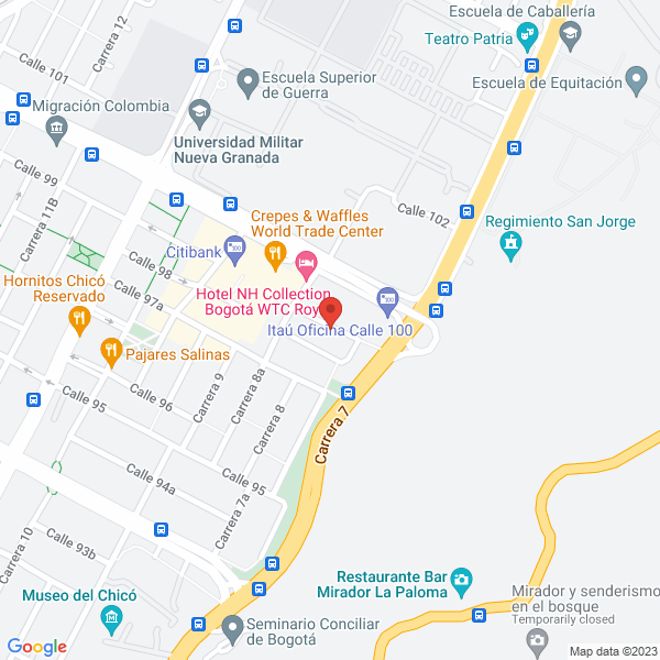 Mapa de Asociacion Colombia De Contact Centers Y Bpo