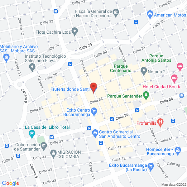 Map of Ardeco Artesanías De Colombia
