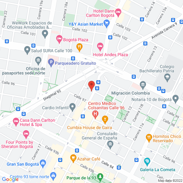 Mapa de Arenas Y Castro Cia Consultores Asociados Ltda.