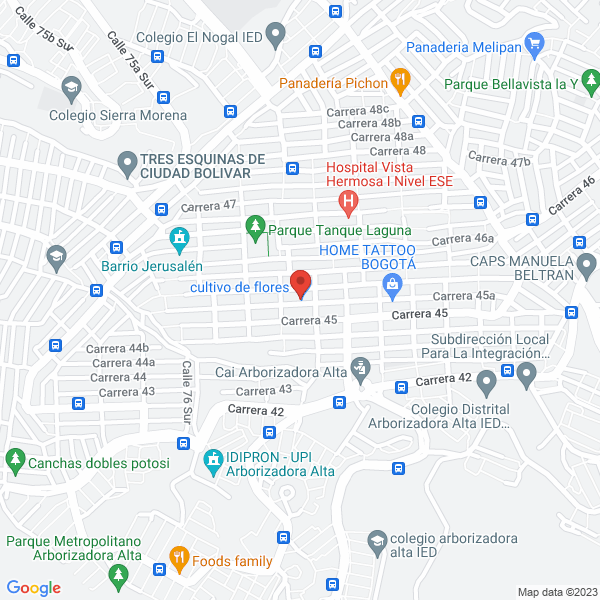 Mapa de Avícola Oscarel'S Ltda