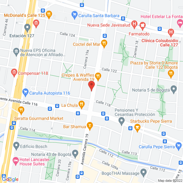 Mapa de Avila Ltda
