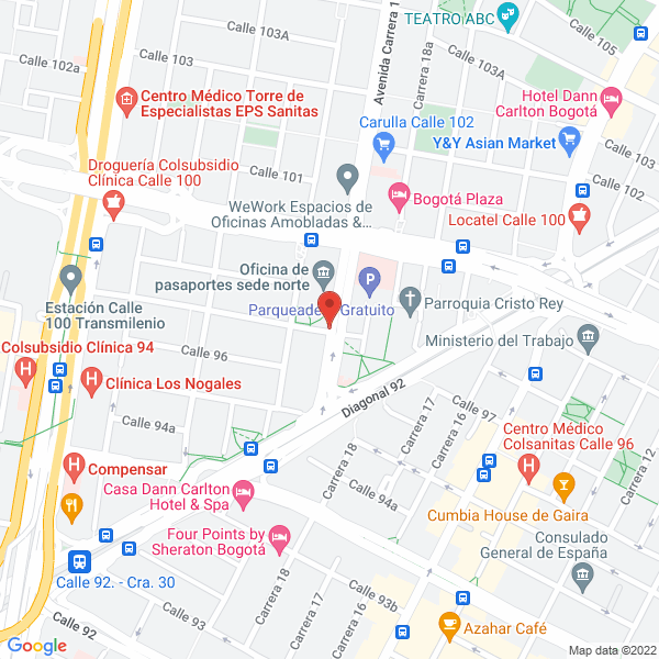 Mapa de Arquimuebles S.A.