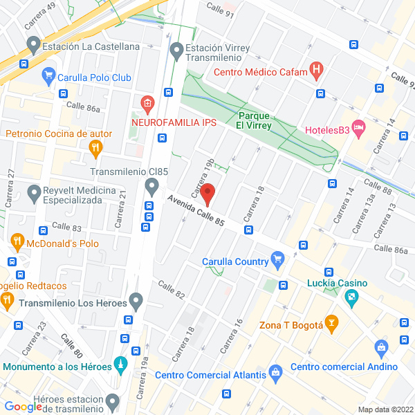 Mapa de Arquitectura Paisajista Ltda.