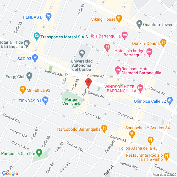 Map of Arrazola Ramos Felipe