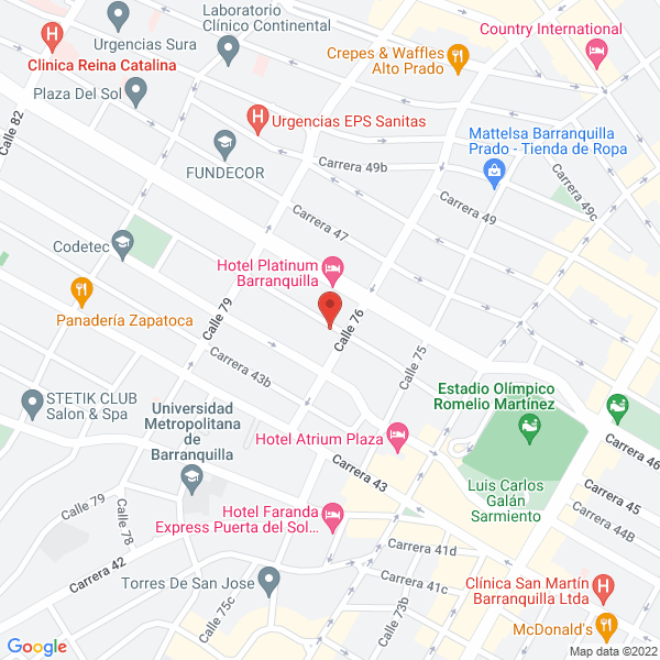 Map of Castro Manga Ledys