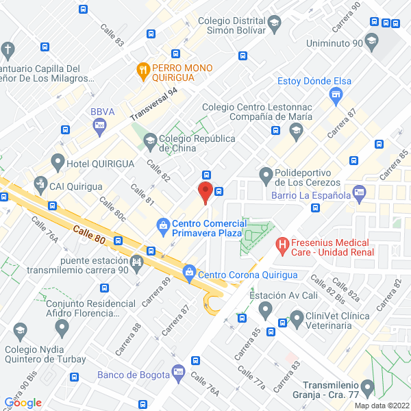 Mapa de Catver S.A.S.