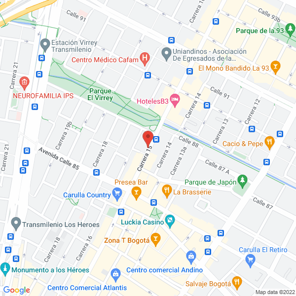 Mapa de Cautiva Comunicaciones S.A.S.