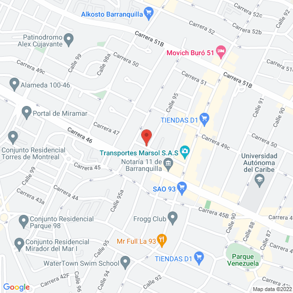 Map of Camacho Puentes Rosa Isabel