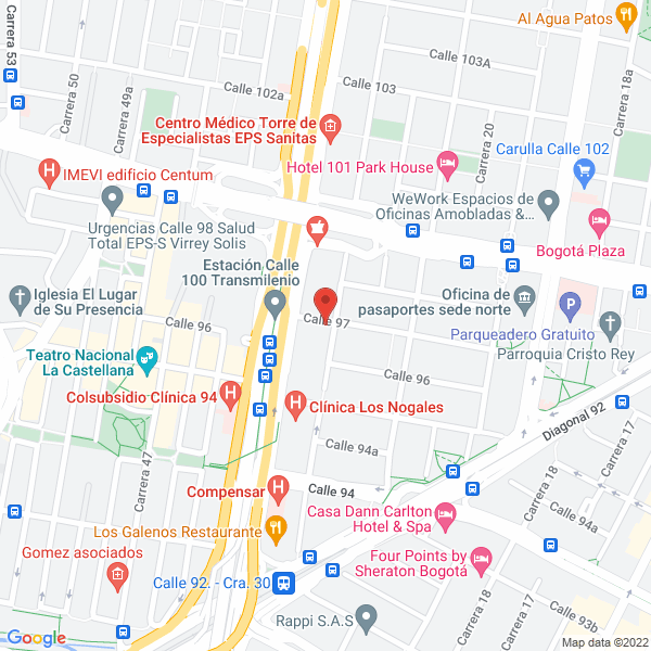Mapa de Camacho Salas Carlos Alberto