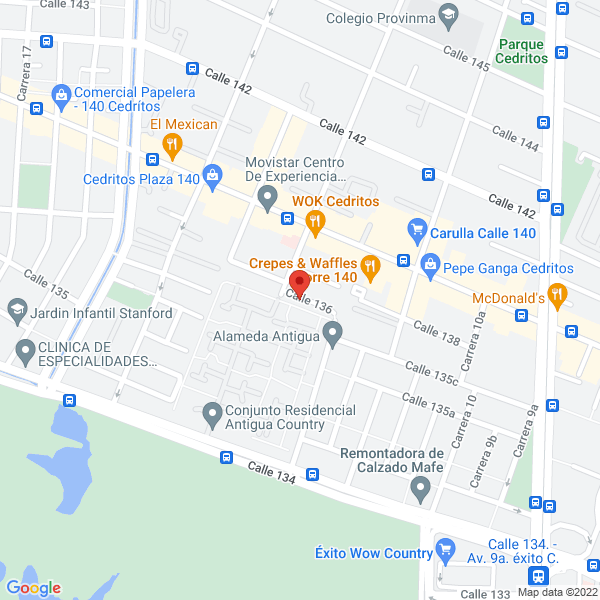 Mapa de Carvajal Villamizar Ltda.
