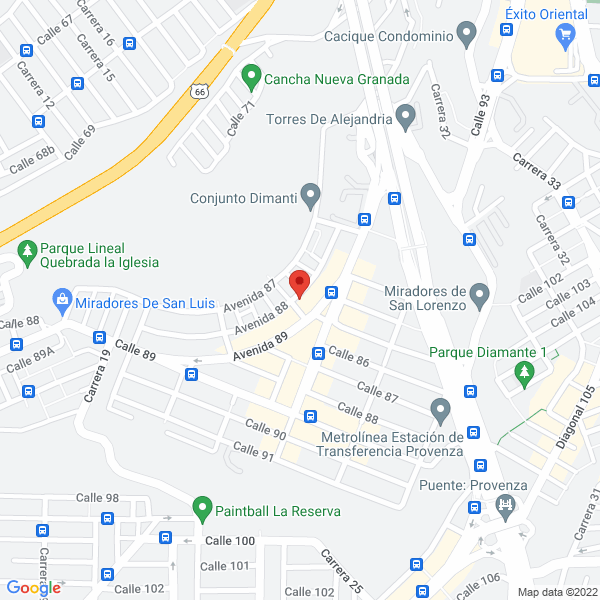 Map of Calixto Gomez Teresa De