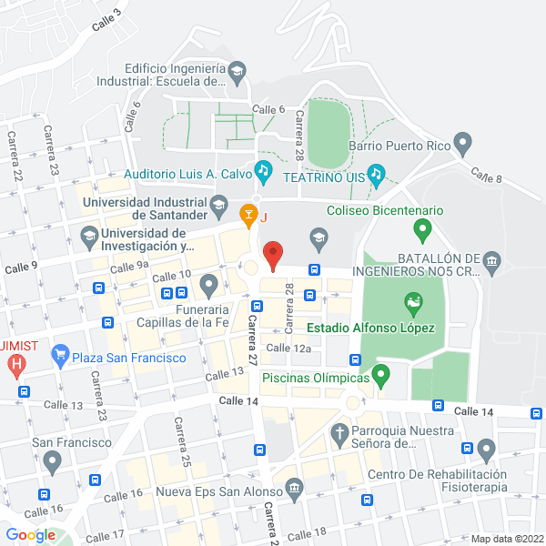 Map of Calor Humano Dotaciones