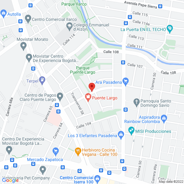 Mapa de Carime Dotaciones