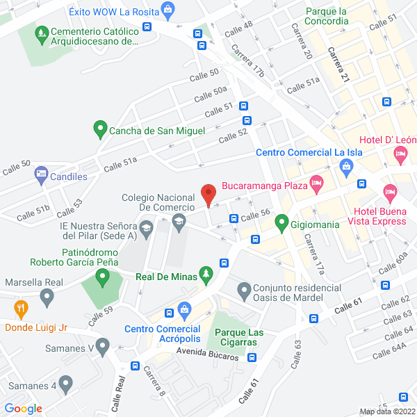 Map of Carnes Jakos