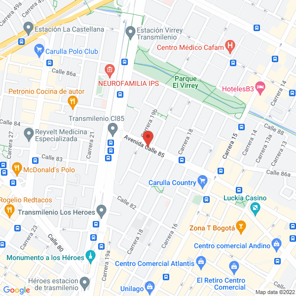 Mapa de Centro Cultural Punta Y Taco