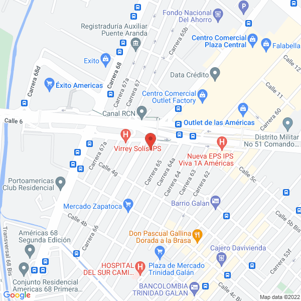 Mapa de Cafsa Herramientas Y Equipos