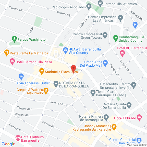 Map of Colcrédito