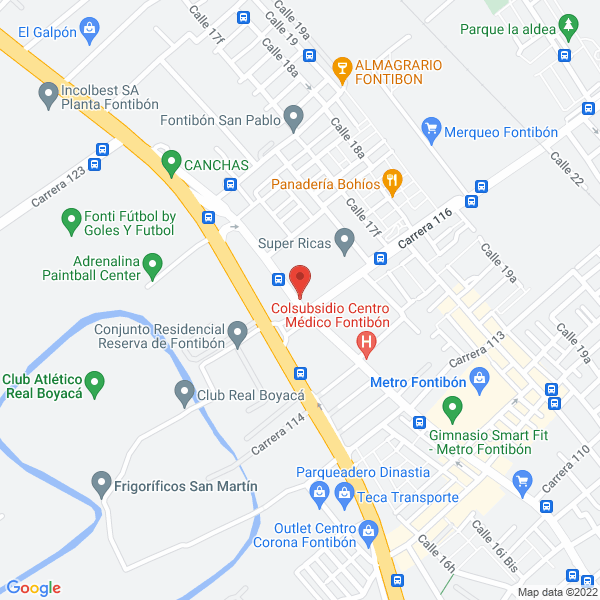 Mapa de Catalinsa S.A.S.
